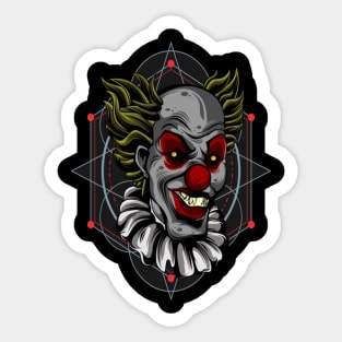 Monster clown Sticker